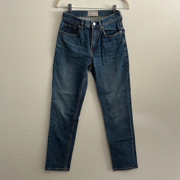 Everlane Denim - Everlane high-waist straight leg regular jeans size 25